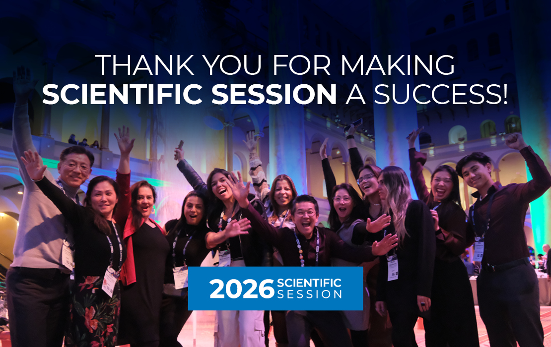 Thank you for making Scientific Session a success!