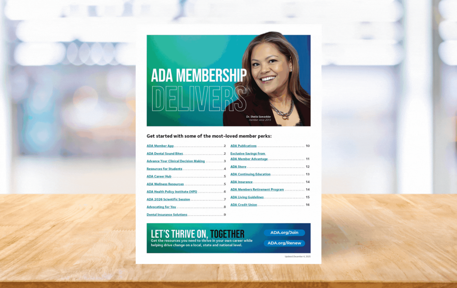 Membership delivers PDF image