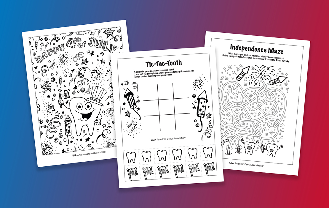 4th of July activity sheets