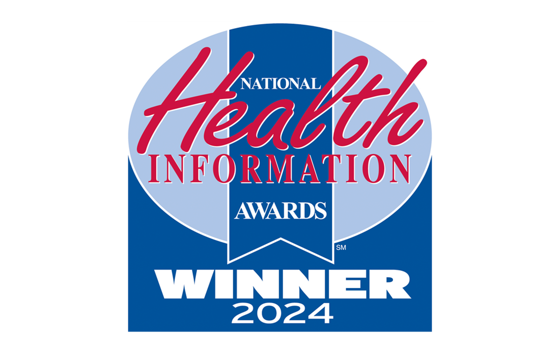 National Health Information Awards Winner 2024 logo