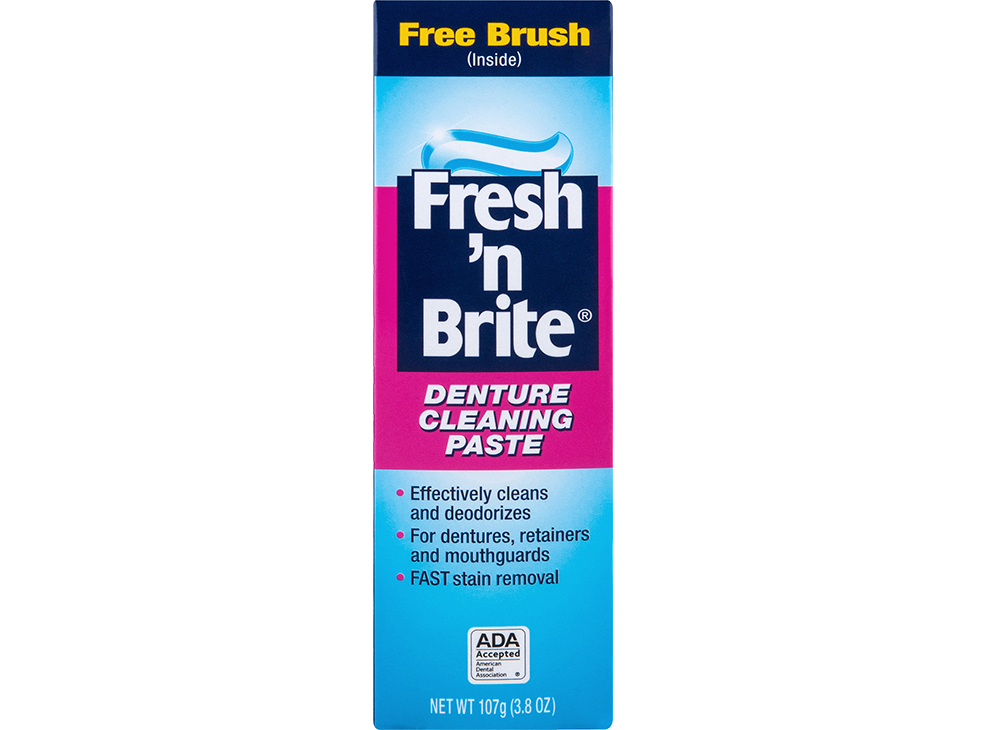 fresh n brite denture cleaning paste