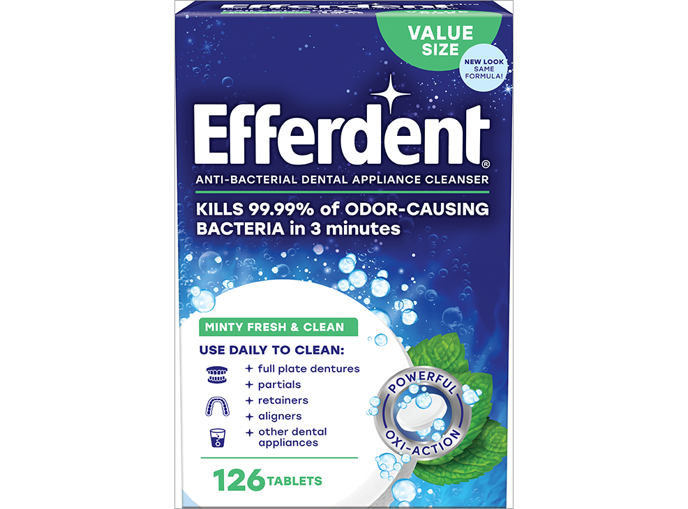 Image 2: Efferdent Denture Cleanser (Complete Clean, Fresh & Clean)