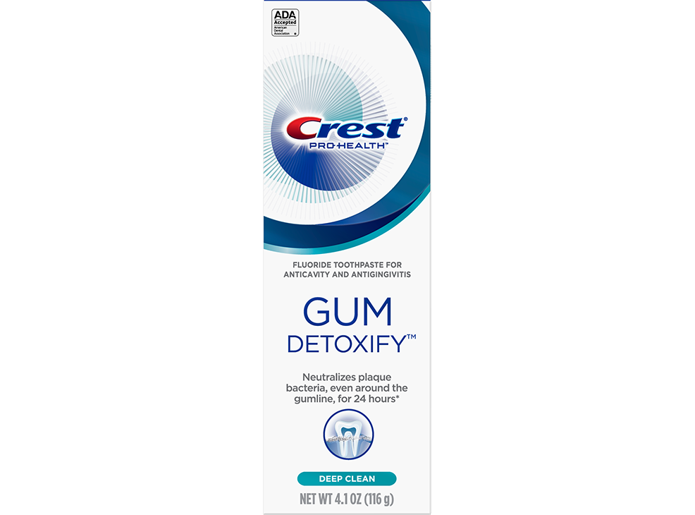 rda of crest gum detoxify