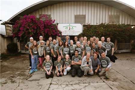 Group of dental volunteers 